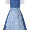 Kinderdirndl dunkelblau hellblau Romy 010955 ~ 104