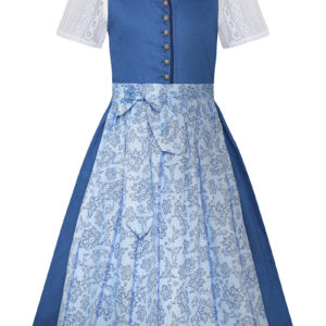 Kinderdirndl dunkelblau hellblau Romy 010955 ~ 104