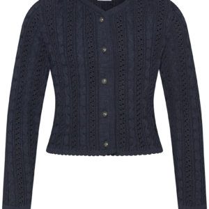 Mädchen Trachten Strickjacke dunkelblau Modell: Lilly 009522 ~ 104