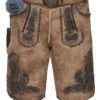 Lederhose kurz eiche gespeckt Heiliger St. Florian 011077 ~ 48