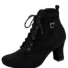 Damen Trachtenstiefel schwarz Denise 011181 ~ 35