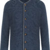Trachten Strickjacke blau grau Aloisius 015291 ~ 44