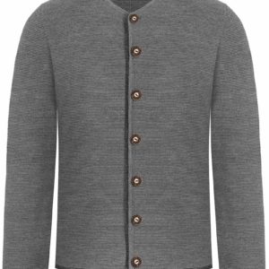 Trachten Strickjacke grau anthrazit Aloisius 015290 ~ 44