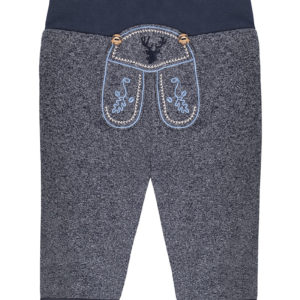 Baby / Kleinkind Schlupfhose blau meliert 016325 ~ 104