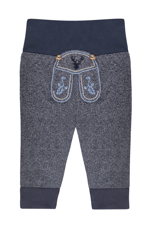 Baby / Kleinkind Schlupfhose blau meliert 016325 ~ 104