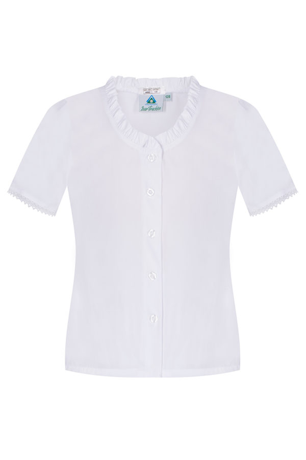 Kinder Dirndlbluse weiß Vroni 007966 ~ 104