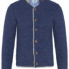 Kinder Strickjacke blau meliert grau 005103 ~ 104