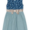 Kinder Trachtenkleid blau geblümt Linda 013490 ~ 104