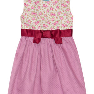 Kinder Trachtenkleid creme altrosa Lisa 013489 ~ 104