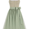 Festdirndl mit Leinen-Mieder (70 cm) ~ 34