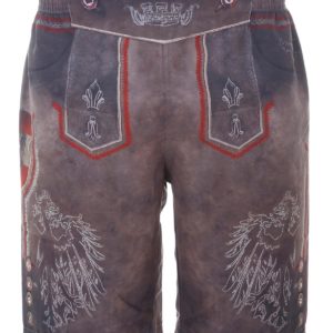 Badehose braun rot Österreich 012541 ~ M