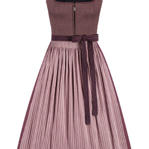 Dirndl lang 80 cm aubergine Stretch Martha 015474 ~ 36