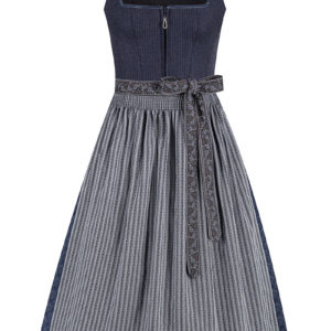 Dirndl lang 80 cm blau blaugrau Julia 015475 ~ 36