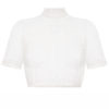 Dirndlbluse Spitze creme Stretch Charlene 014000 ~ 44
