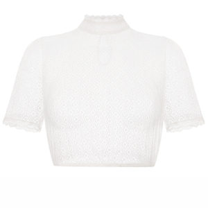 Dirndlbluse Spitze creme Stretch Charlene 014000 ~ 44