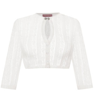 Dirndlbluse Spitze creme Nadine 013999 ~ 30