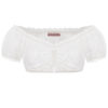 Dirndlbluse Spitze creme Stretch Nicole 014001 ~ 30