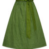 Dirndlschürze midi 70 cm grün gestreift Nelly 013768 ~ L