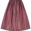 Dirndlschürze midi 65 cm aubergine 017668 ~ L