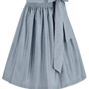 Dirndlschürze midi 65 cm blaugrau Chloe 016583 ~ L