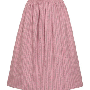Dirndlschürze midi 70 cm altrosa gemustert 012442 ~ L