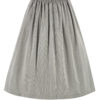 Dirndlschürze midi 70 cm grau gestreift 015917 ~ L