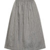 Dirndlschürze midi 70 cm grau grün gemustert 012601 ~ L