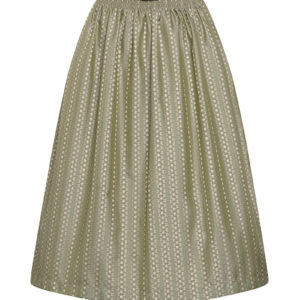 Dirndlschürze midi 70 cm oliv gemustert 012596 ~ L