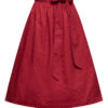 Dirndlschürze midi 70 cm rot gestreift Nelly 013770 ~ L