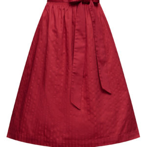 Dirndlschürze midi 70 cm rot gestreift Nelly 013770 ~ L