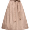 Dirndlschürze midi 70 cm taupe gestreift Nelly 013773 ~ L
