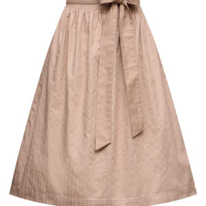 Dirndlschürze midi 70 cm taupe gestreift Nelly 013773 ~ L