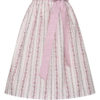 Dirndlschürze midi 70 cm weiß rosa 015163 ~ L