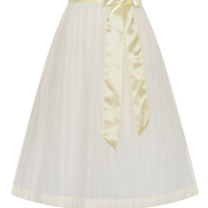 Dirndlschürze Spitze midi 65 cm creme Clara 013138 ~ M