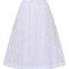 Dirndlschürze Spitze midi 70 cm weiß Frieda 013141 ~ L