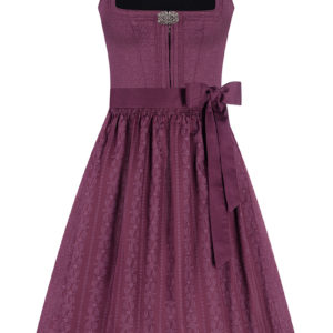 Midi Dirndl 65 cm aubergine Amalia 015426 ~ 30