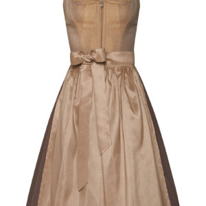 Midi Dirndl 65 cm beige braun Armila 010579 - limitiert ~ 44