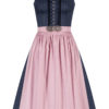 Midi Dirndl 65 cm dunkelblau altrosa Loretta 010397 - limitiert ~ 30