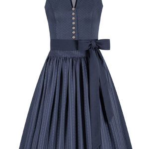 Midi Dirndl 65 cm nachtblau gemustert Ella 014821 ~ 32