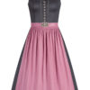 Midi Dirndl 65 cm grau altrosa Lena 010367 ~ 30