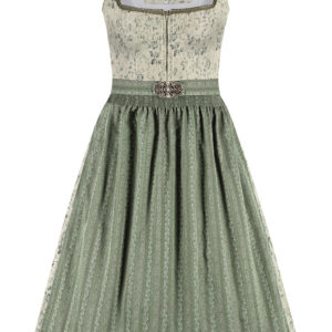 Midi Dirndl 65 cm hellgrün salbei Emilia 014651 ~ 32