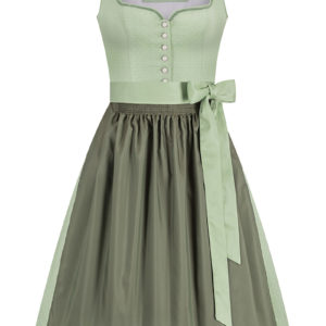 Midi Dirndl 65 cm salbei oliv Jule 014654 ~ 32