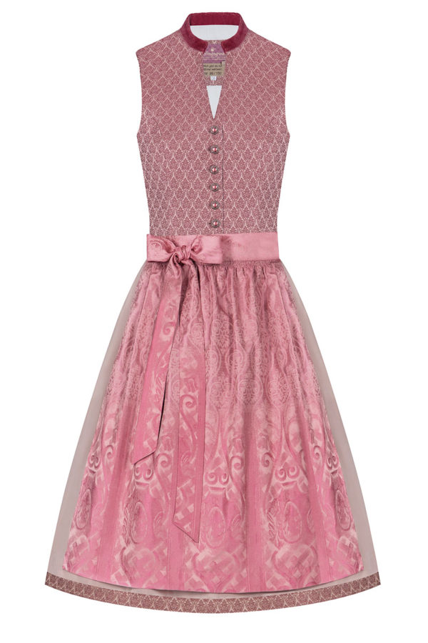 Midi Dirndl 65cm altrosa Valentina 004683 - limitiert ~ 32