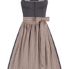 Midi Dirndl 70 cm anthrazit taupe Veronika 016549 ~ 32