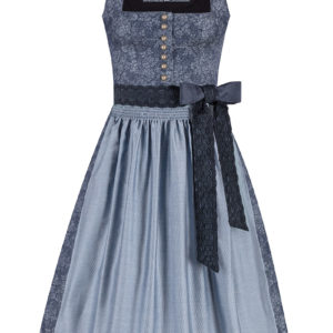 Midi Dirndl 70 cm blaugrau Nouria 016588 ~ 32