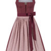 Midi Dirndl 65 cm dunkelrot altrosa Magdalena 014820 ~ 32