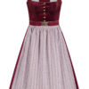 Midi Dirndl 70 cm rot rosa Samt Susan 015954 ~ 32
