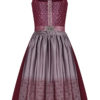 Midi Dirndl 70cm beere silber Martha 006256 - limitiert ~ 36