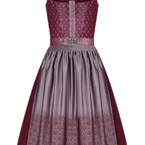 Midi Dirndl 70cm beere silber Martha 006256 - limitiert ~ 36