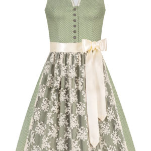 Mini Dirndl 60 cm hellgrün creme Liora 010192 ~ 30